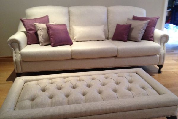 Corner Sofa Verona Fabric Left or Right Grey Brown Cream Designer Scatter Cushions Living Room Furniture Left, Cream